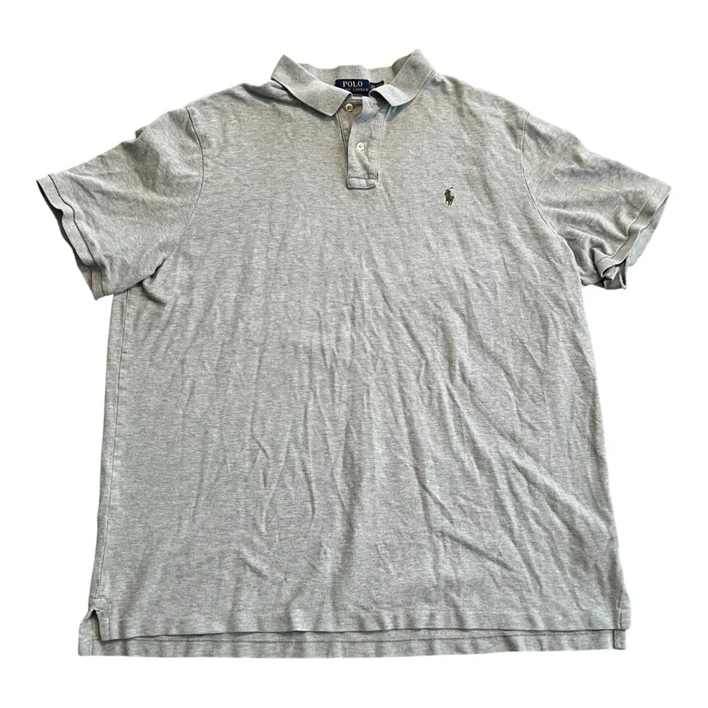 Polo by Ralph Lauren Light Gray Polo Shirt- XXL